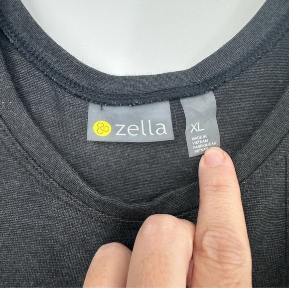 Zella Gwen Sleeveless Knit Summer Romper Jumpsuit in Grey NWT - Picture 5 of 8